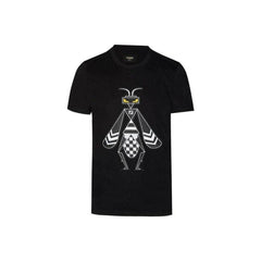 Kaos Pendek FENDI dengan Motif Gambar/Cetak, Cocok untuk Pria dan WanitaF-48