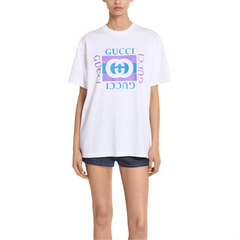 GUCCI Kaos Oversize Original - Kualitas Terbaik, Unisex, COD '" G-13
