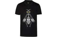 Kaos Pendek FENDI dengan Motif Gambar/Cetak, Cocok untuk Pria dan WanitaF-48