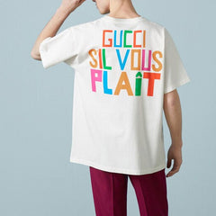 GUCCI Kaos Oversize Original - Kualitas Terbaik, Unisex, COD G-105