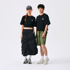 MLB Kaos lengan pendek original merek streetwear fashion dengan model super oversized (sangat longgar).ML-02