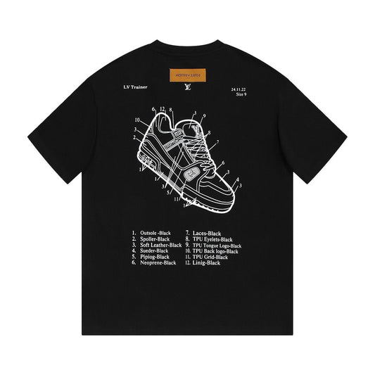 LV Kaos Oversize Original - Kualitas Terbaik, Unisex, COD'-L-9501