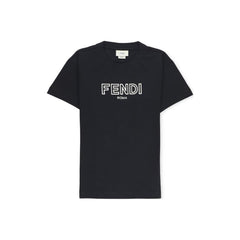 Kaos Pendek FENDI dengan Motif Gambar/Cetak, Cocok untuk Pria dan WanitaF-35