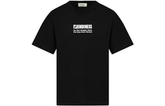 Kaos Pendek FENDI dengan Motif Gambar/Cetak, Cocok untuk Pria dan WanitaF-52