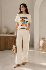 GUCCI Kaos Oversize Original - Kualitas Terbaik, Unisex, COD     '" G6901