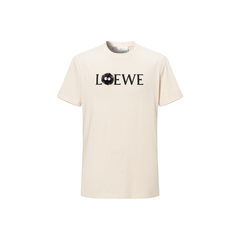Kaos Pendek LOEWE dengan Motif Gambar/Cetak, Cocok untuk Pria dan Wanita -LE-10