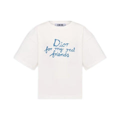 Kaos Pendek DIOR dengan Motif Gambar/Cetak, Cocok untuk Pria dan Wanita  -D-22