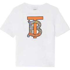 Burberry Kaos Logo Seri Huruf, Unisex, COD '"B-68