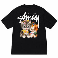 STUSSY Kaos Oversize Original - Kualitas Terbaik, Unisex, COD'-S-25