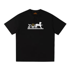 HERMES Kaos Logo Seri Huruf, Unisex '"COD '"  HE - 3