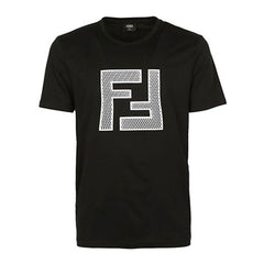 Kaos Pendek FENDI dengan Motif Gambar/Cetak, Cocok untuk Pria dan WanitaF-29