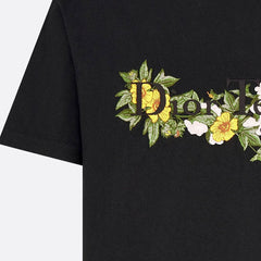 Kaos Pendek DIOR dengan Motif Gambar/Cetak, Cocok untuk Pria dan Wanita  -D-11