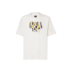 Kaos Pendek FENDI dengan Motif Gambar/Cetak, Cocok untuk Pria dan WanitaF-07