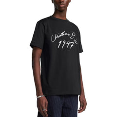 Kaos Pendek DIOR dengan Motif Gambar/Cetak, Cocok untuk Pria dan Wanita  -D-04