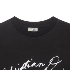 Kaos Pendek DIOR dengan Motif Gambar/Cetak, Cocok untuk Pria dan Wanita  -D-04