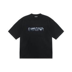 Kaos Pendek Balenciaga dengan Motif Gambar/Cetak, Cocok untuk Pria dan Wanita -BL-44