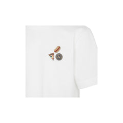 Kaos Pendek FENDI dengan Motif Gambar/Cetak, Cocok untuk Pria dan WanitaF-40