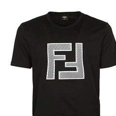 Kaos Pendek FENDI dengan Motif Gambar/Cetak, Cocok untuk Pria dan WanitaF-29