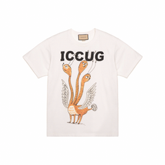 GUCCI Kaos Oversize Original - Kualitas Terbaik, Unisex, COD   G-112