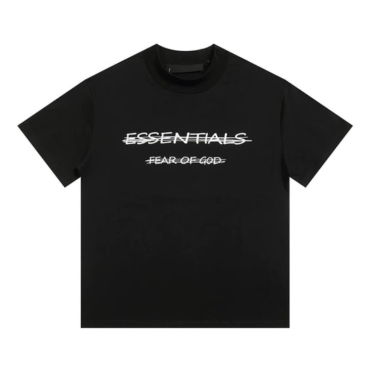 FEAR OF GOD Kaos lengan pendek original merek streetwear fashion dengan model super oversized (sangat longgar).FG-9705