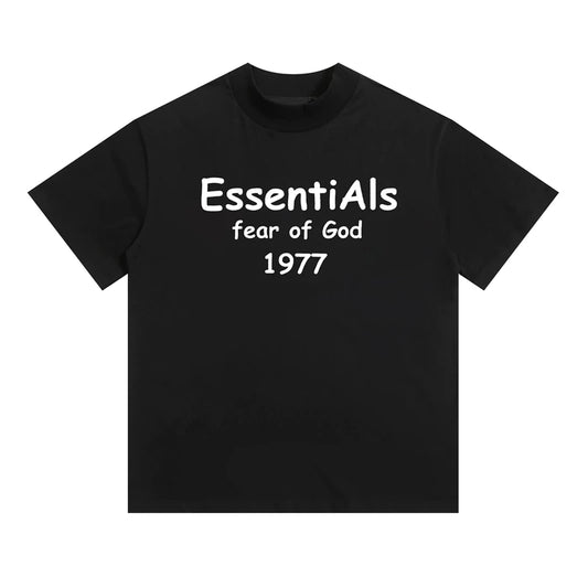 FEAR OF GOD Kaos lengan pendek original merek streetwear fashion dengan model super oversized (sangat longgar).FG-9712