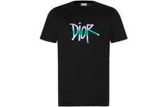 Kaos Pendek DIOR dengan Motif Gambar/Cetak, Cocok untuk Pria dan Wanita  -D-12