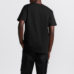 Kaos Pendek DIOR dengan Motif Gambar/Cetak, Cocok untuk Pria dan Wanita  -D-06