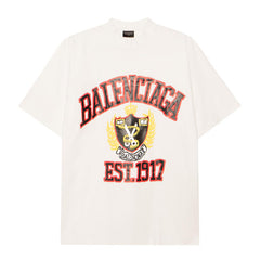 Kaos Pendek Balenciaga dengan Motif Gambar/Cetak, Cocok untuk Pria dan Wanita -BL-13