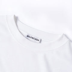 Kaos Pendek Balenciaga dengan Motif Gambar/Cetak, Cocok untuk Pria dan Wanita -BL-36