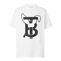 Burberry Kaos Logo Seri Huruf, Unisex, COD '"B-55