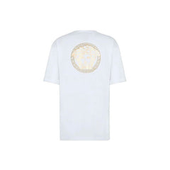 Kaos Pendek FENDI dengan Motif Gambar/Cetak, Cocok untuk Pria dan WanitaF-18